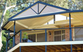 Gable roof and deck in Dapto
